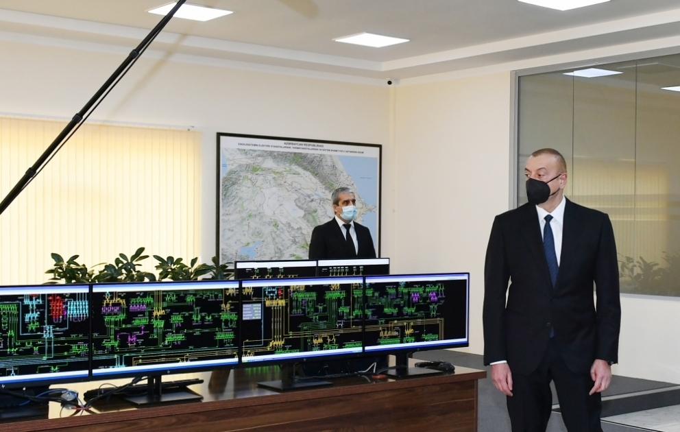 Le président Ilham Aliyev a inauguré les sous-stations électriques « Khyrdalan » dans l’Abchéron