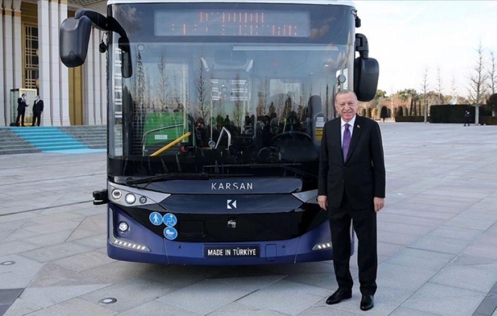 Türkiyədə sürücüsüz elektrik avtobusu təqdim edilib