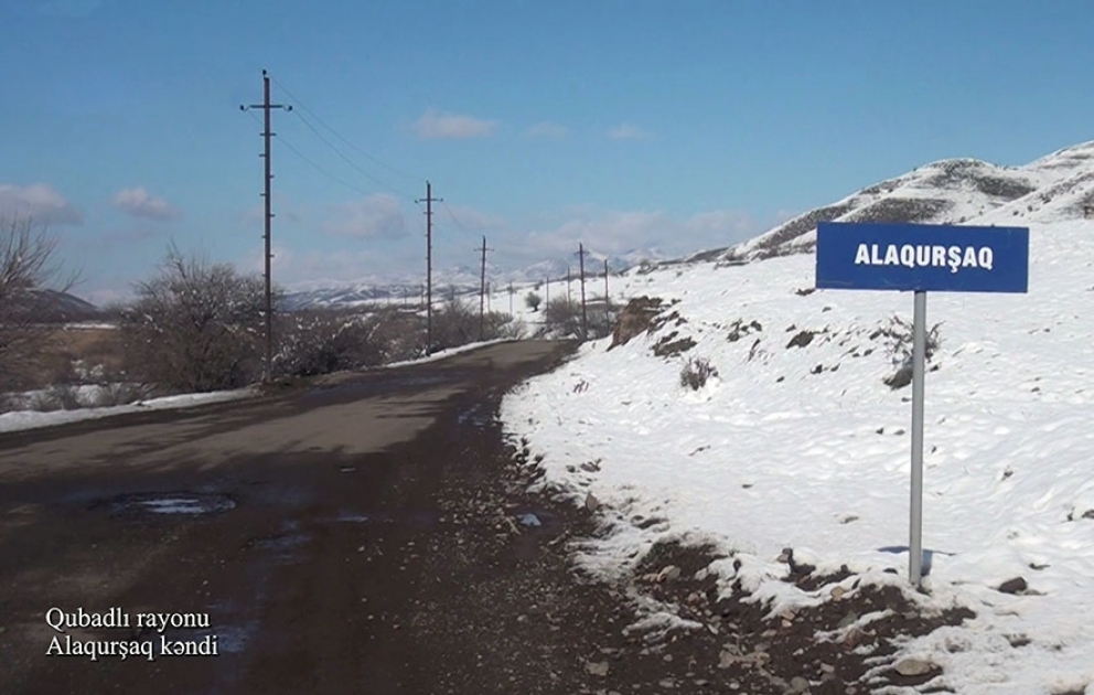 Azerbaijan’s Defense Ministry releases video footages of Alagurshag village, Gubadli district