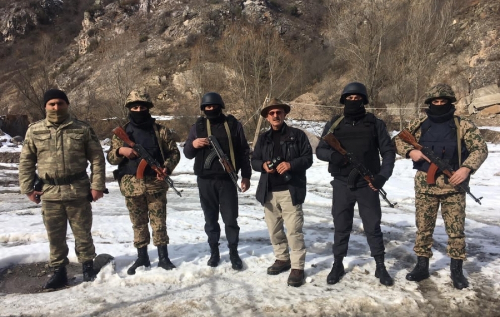 Всемирно известный фотограф был гостем сотрудников полиции в Кяльбаджаре