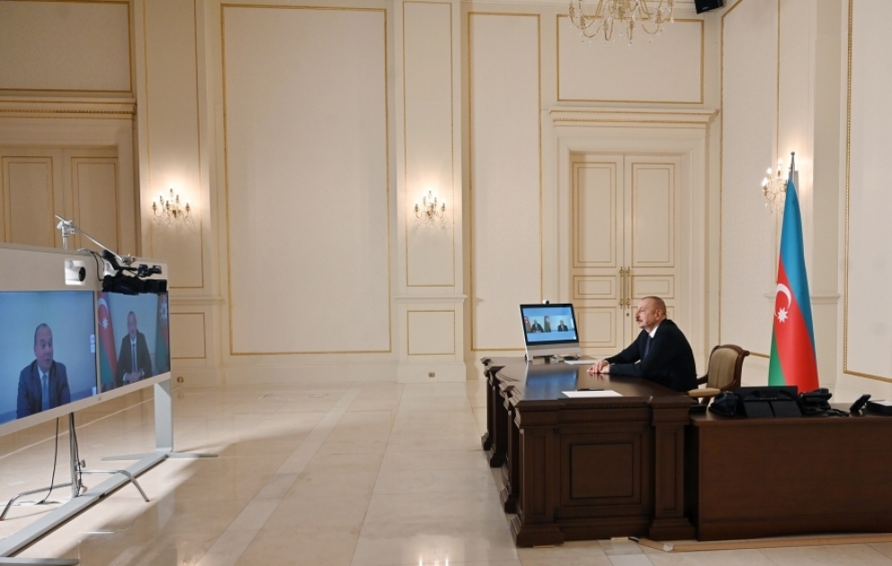 Le président azerbaïdjanais s’entretient par visioconférence avec le président et fondateur de la Fondation américaine pour la compréhension ethnique