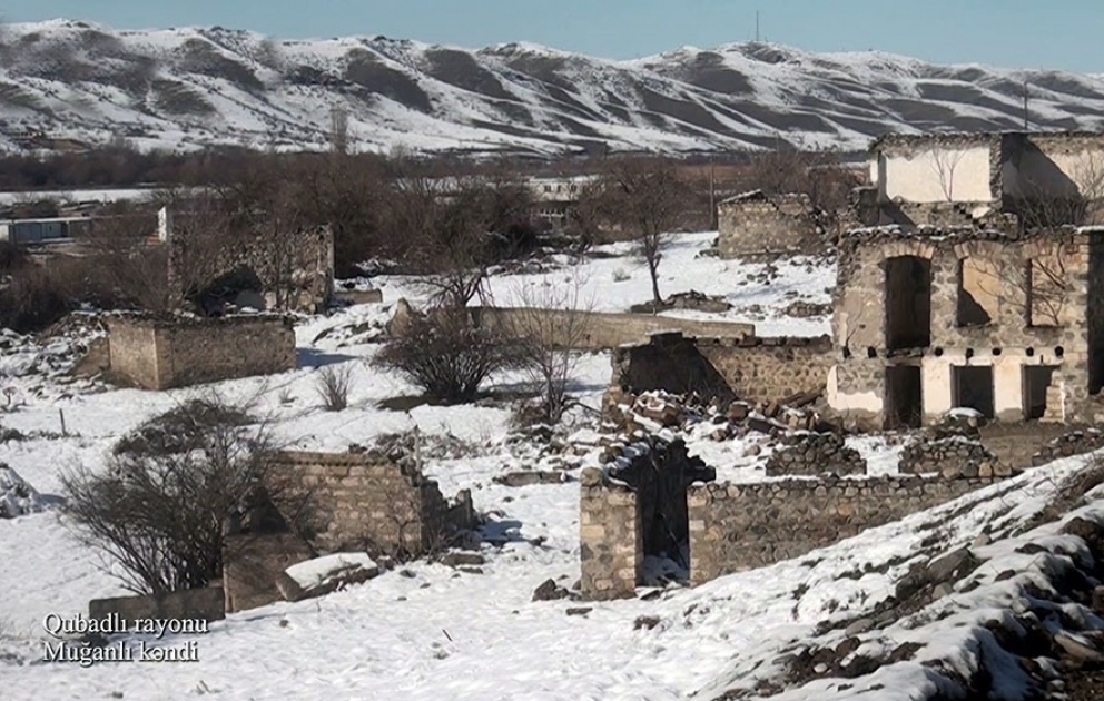 Azerbaijan’s Defense Ministry releases video footages of Mughanli village, Gubadli district