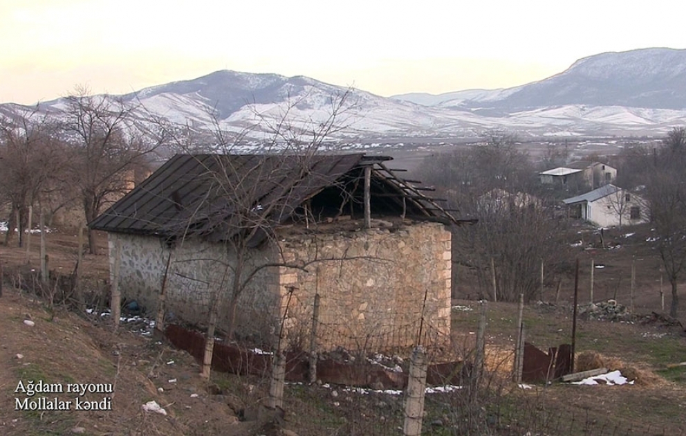 Azerbaijan’s Defense Ministry releases video footages of Mollalar village, Aghdam district