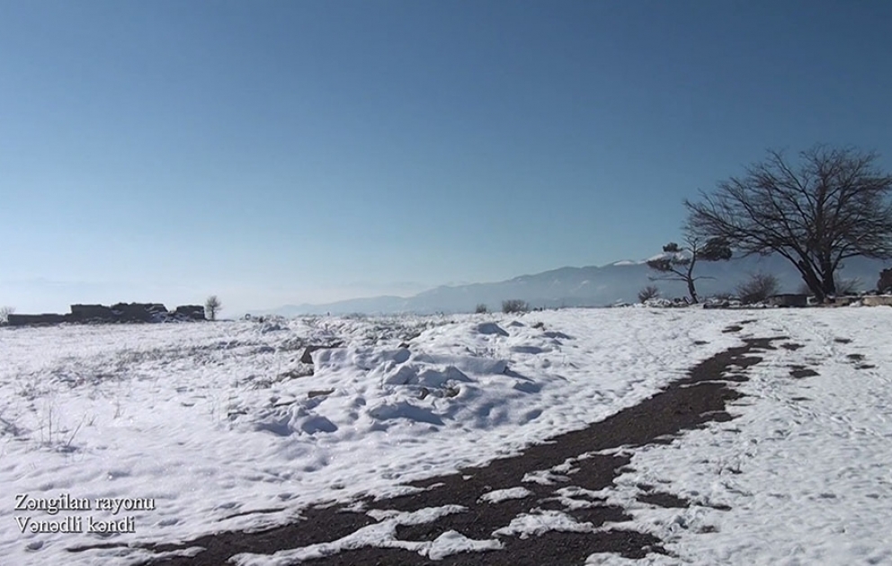 Une vidéo du village de Venedli de la région de Zenguilan a été diffusée