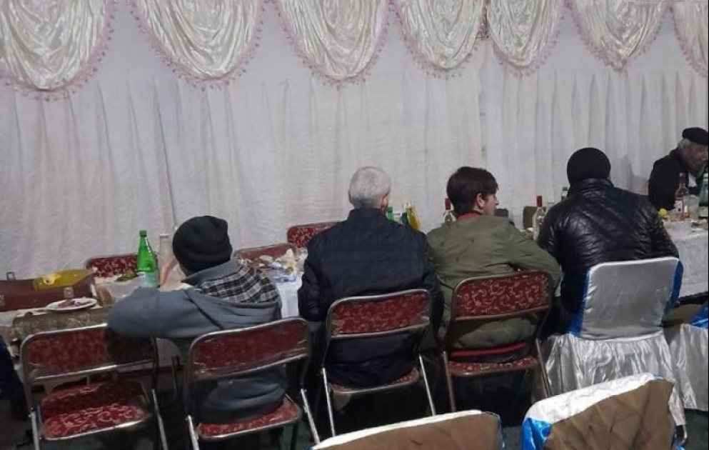 Ağstafada toy mərasimi keçirən şəxslər məsuliyyətə cəlb olunublar