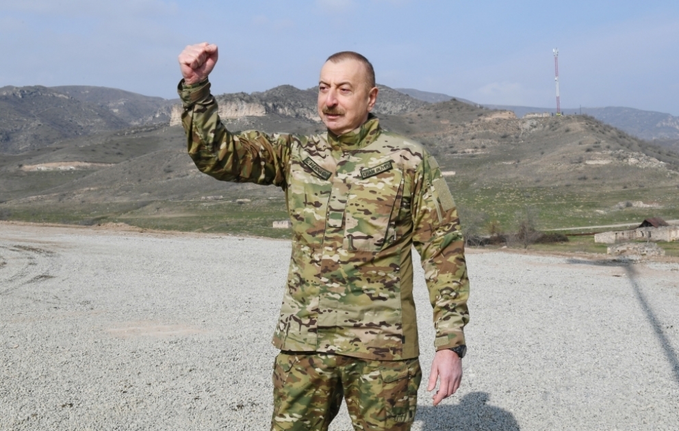 Prezident İlham Əliyev və birinci xanım Mehriban Əliyeva Füzuli, Zəngilan, Laçın və Cəbrayıl rayonlarında olublar