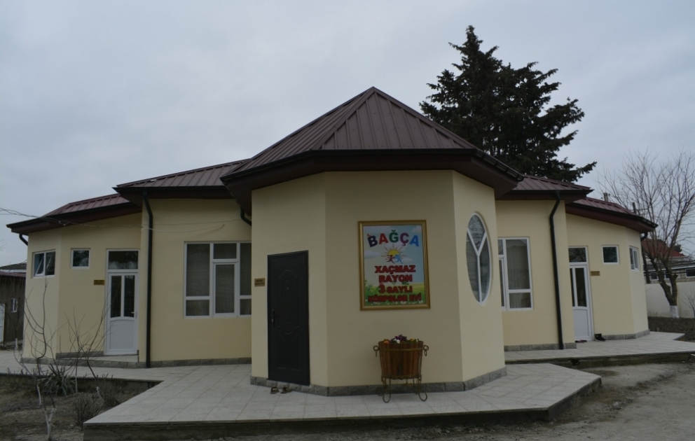 Xaçmazda iki körpələr evi-uşaq bağçası istifadəyə verilib