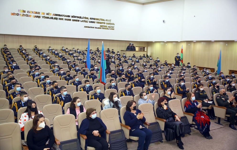Cəmşid Naxçıvanski adına Hərbi Liseydə tədbir keçirilib