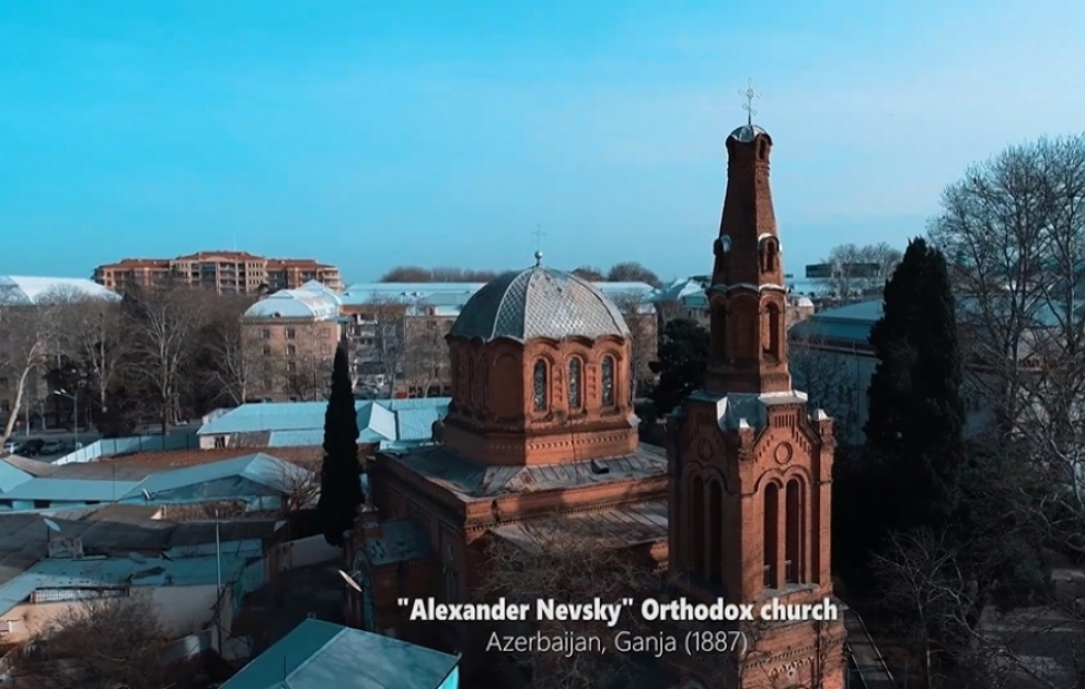 “Xristian irsimizi tanıyaq” layihəsi çərçivəsində növbəti material “Aleksandr Nevski” pravoslav kilsəsinə həsr edilib