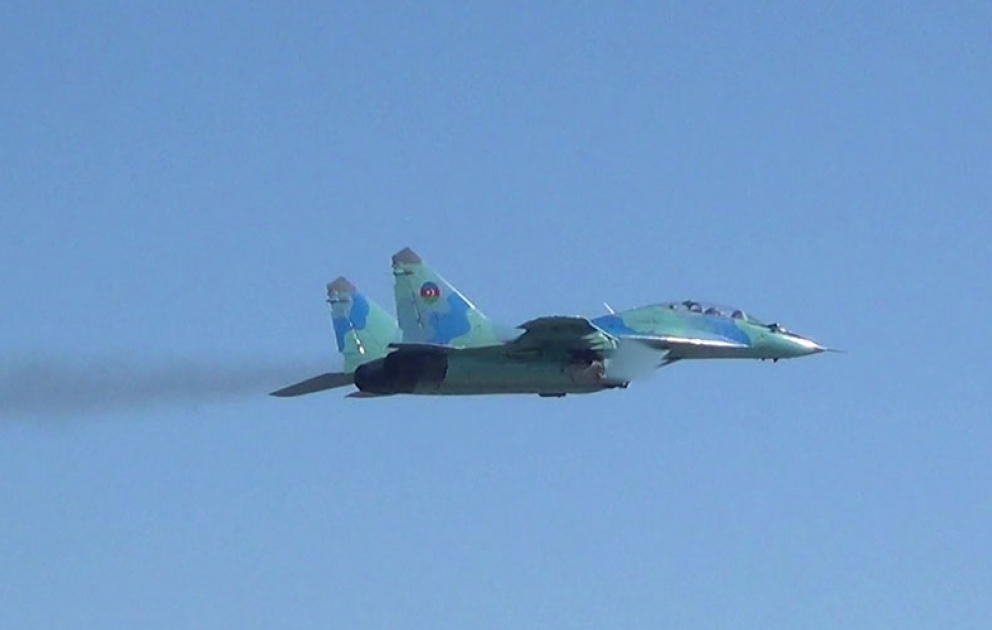 Azerbaijan Air Force aircraft are carrying out the first practical flights in the new training year