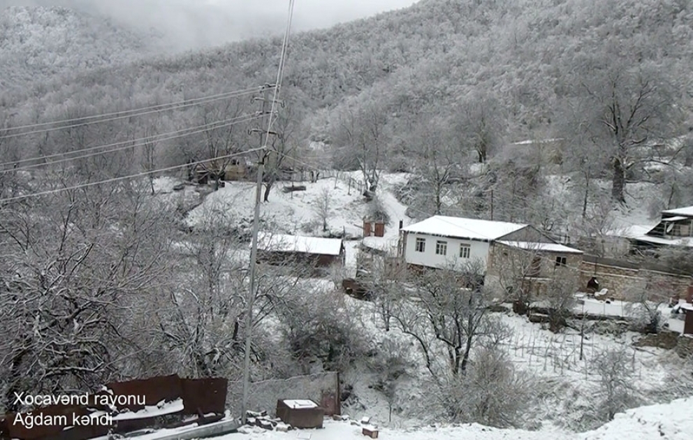 Verteidigungsministerium: Videoaufnahmen aus dem befreiten Dorf Aghdam im Rayon Khojavend veröffentlicht