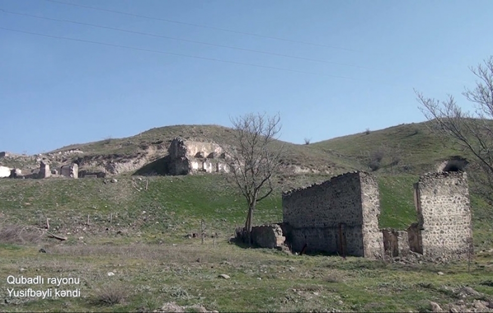 Le ministère de la Défense diffuse une vidéo du village de Youssifbeyli de la région de Goubadly