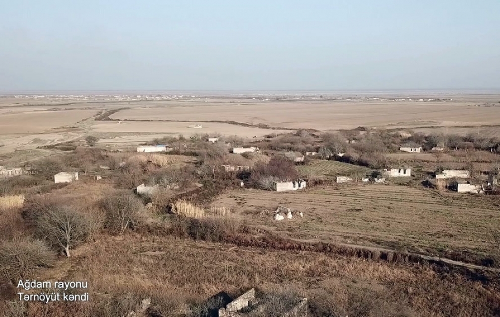 Une vidéo du village de Ternöyut de la région d'Aghdam a été diffusée