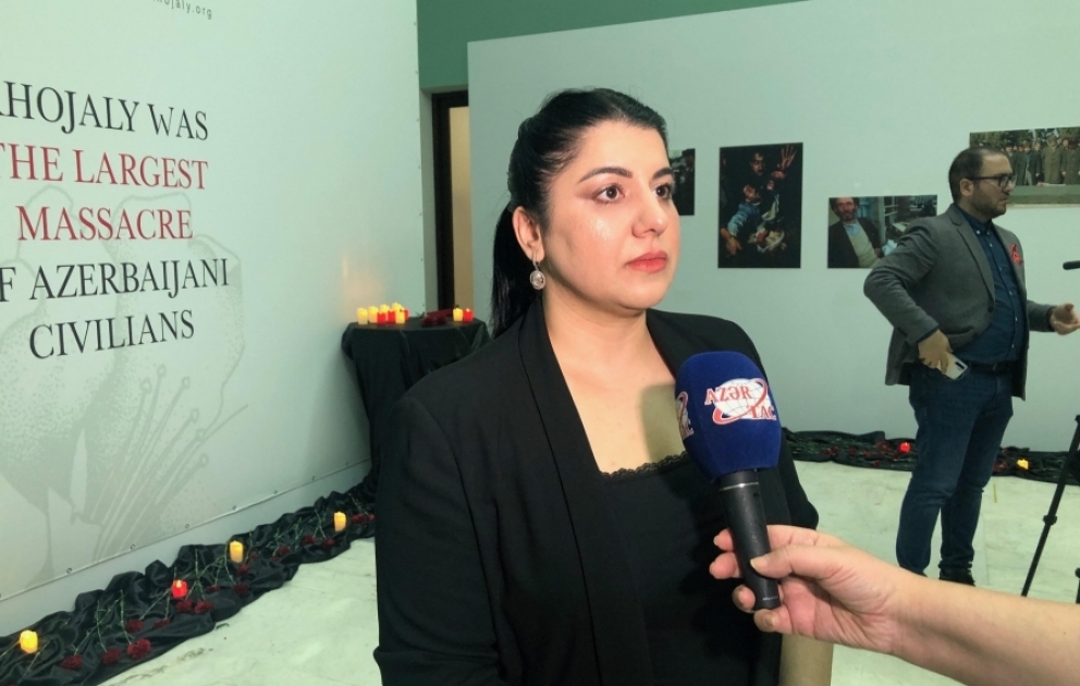 Səadət Qədirova: Gənclər kin və qisas hissi ilə yaşamamalı, lakin Xocalını daim yadda saxlamalıdırlar