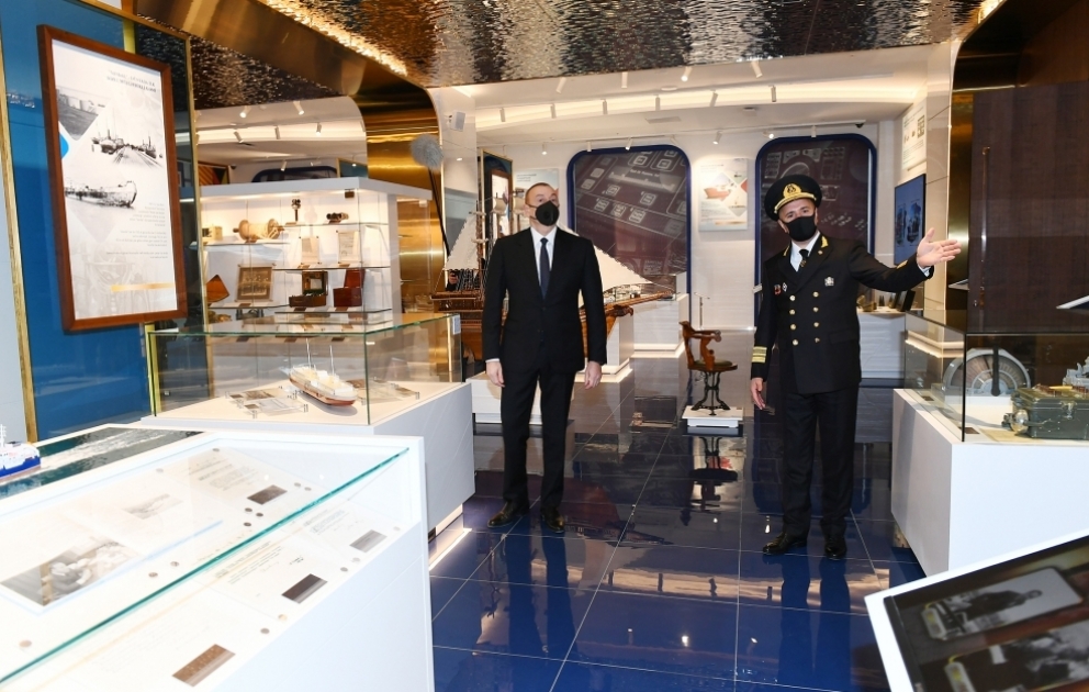 President Ilham Aliyev inaugurated new administrative building of Azerbaijan Caspian Sea Shipping Company
