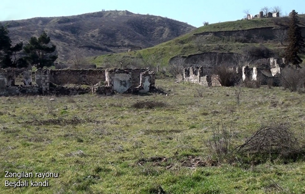 Video footage of the Beshdali village of the Zangilan region