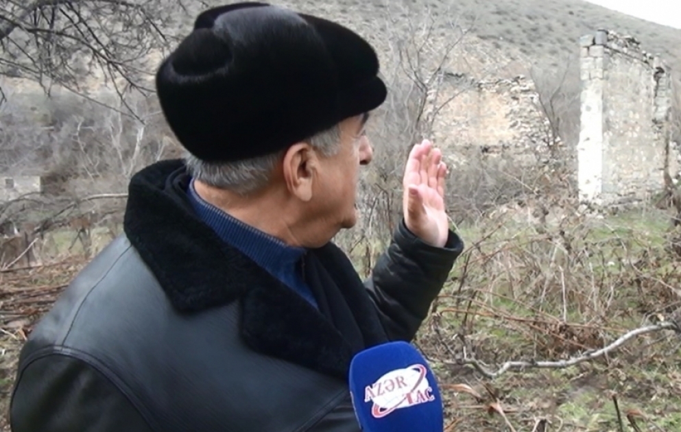 Qubadlı sakini öz evini yarımuçuq divardan tanıdı