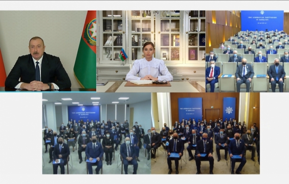 Yeni Azərbaycan Partiyasının VII qurultayı keçirilib