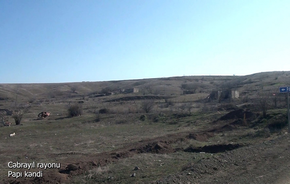 Video footage from liberated Papi village of Jabrayil district