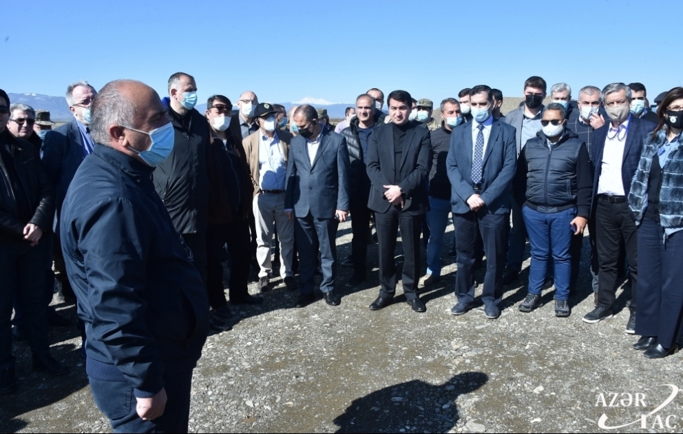 Les représentants du corps diplomatique prennent connaissance de l'avancement de la construction de l'aéroport international de Fuzouli