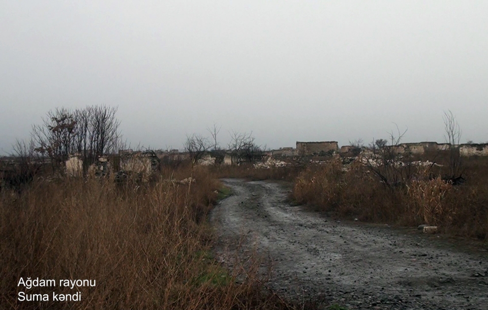 Footage from liberated Suma village of Azerbaijan's Aghdam district