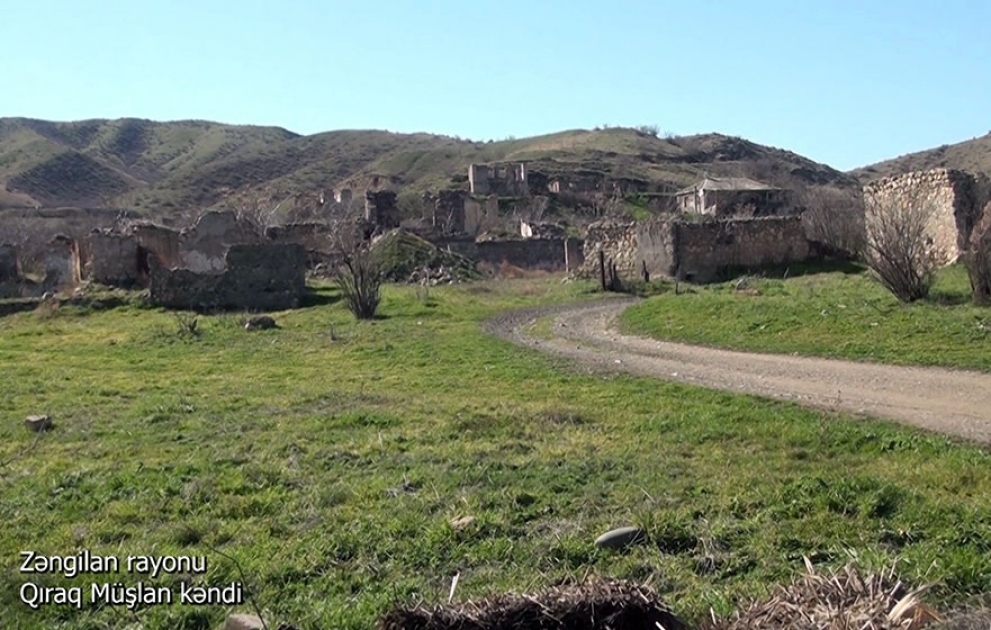 Le ministère de la Défense diffuse une vidéo du village de Guyrag Mouchlan de la région de Zenguilan