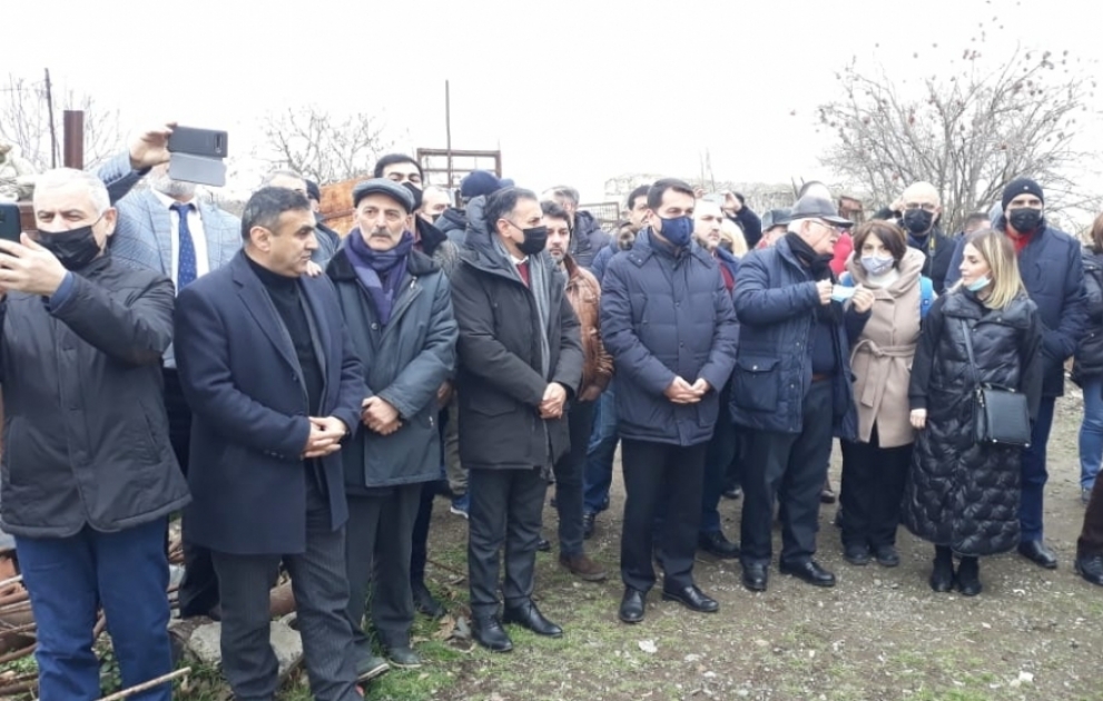 Media orqanları və QHT-lərin rəhbərləri, ictimai fəallar Ağdam şəhərinə gəliblər