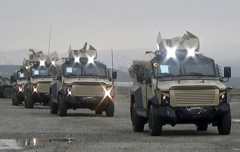 The troops involved in the exercises are moving forward to the operational areas