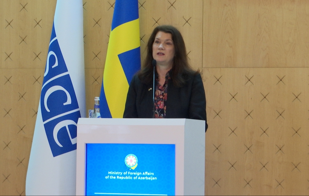 Ann Linde: İsveç Azərbaycan ilə münasibətlərə xüsusi əhəmiyyət verir