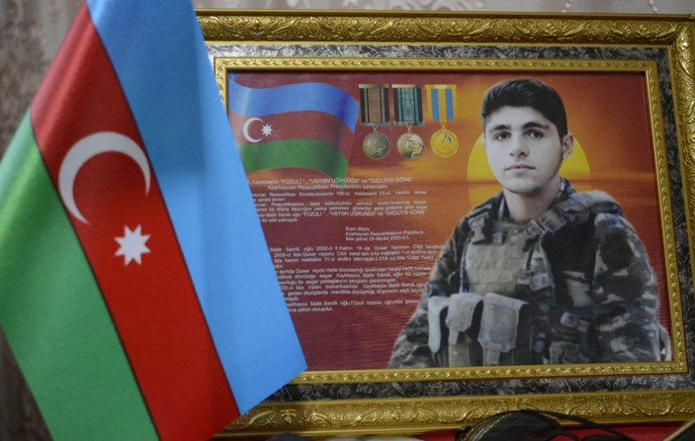 Üç medalla təltif olunan qusarlı kəşfiyyatçı