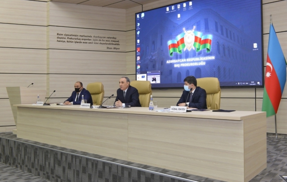 Azərbaycan Respublikasının Baş prokuroru yanında Elmi-Məsləhət Şurasının iclası keçirilib
