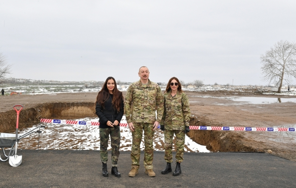 First Vice-President Mehriban Aliyeva shared video footages from Fuzuli and Khojavand districts on her Instagram account