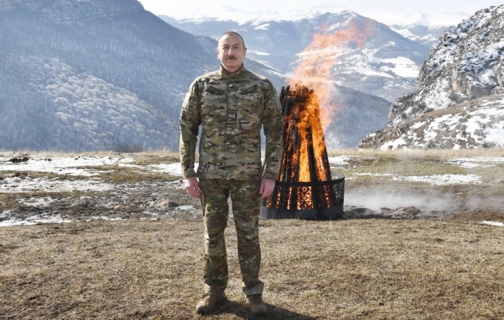 Prezident İlham Əliyev: Novruz bayramını Şuşada, Cıdır düzündə qeyd etməyimiz tarixi hadisədir