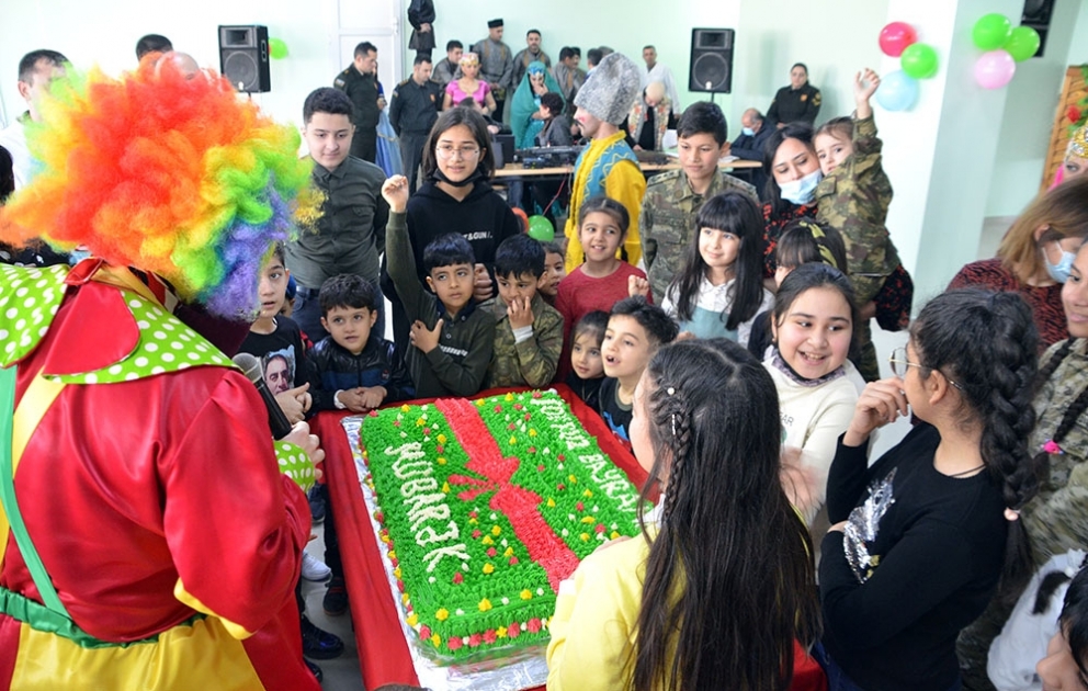 Hərbi hissələrin birində Novruz bayramı ilə əlaqədar tədbir keçirilib