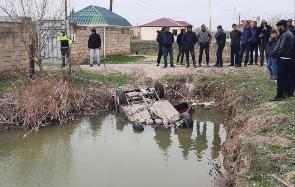 Kürdəmirdə yol qəzasında bir nəfər ölüb dörd nəfər yaralanıb
