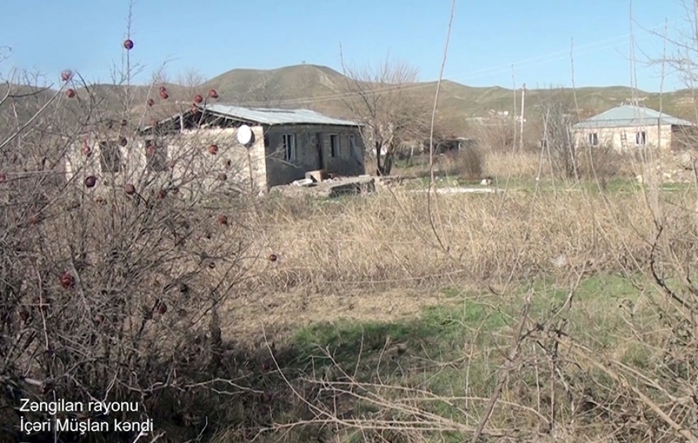 Zəngilanın İçəri Müşlan kəndindən videogörüntülər