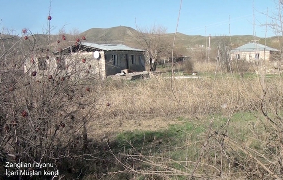 Видеокадры из села Ичери Мюшлан Зангиланского района