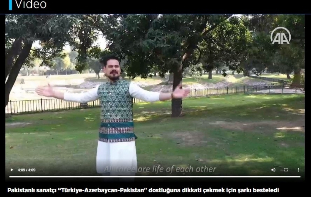 Azərbaycan-Türkiyə-Pakistan qardaşlığına həsr olunmuş mahnı bəstələnib