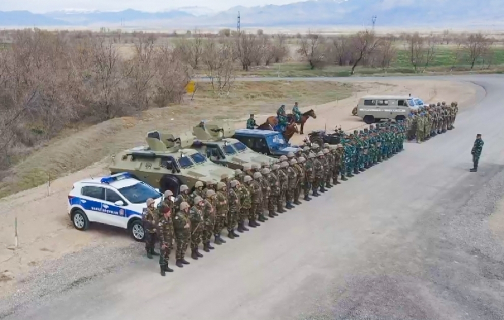 Naxçıvan Qarnizonu Qoşunlarında taktiki təlim məşqi keçirilib