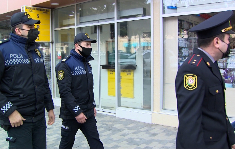 Sabunçu rayonunda karantin qaydalarını pozan şəxslərə qarşı reyd keçirilib