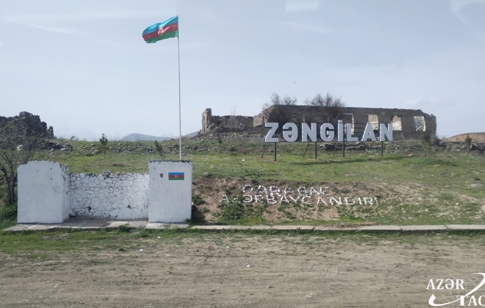 Kütləvi informasiya vasitələrinin nümayəndələri Zəngilan rayonuna səfər ediblər
