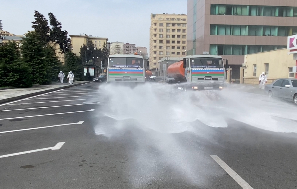 Bakıda iməcilik və geniş dezinfeksiya işləri keçirilir