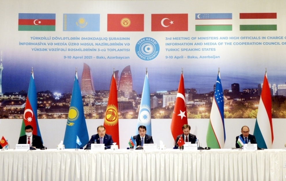 Bakıda Türk Şurasının informasiya və media üzrə məsul nazirlərinin, yüksək vəzifəli rəsmilərinin üçüncü toplantısı işə başlayıb
