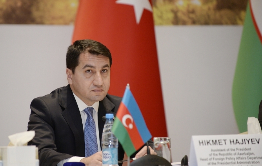 Hikmət Hacıyev: Sosial şəbəkələrdə feyk xəbərlərin tirajlanmasına qarşı Türk Şurası çərçivəsində birgə fəaliyyət vacib məsələdir
