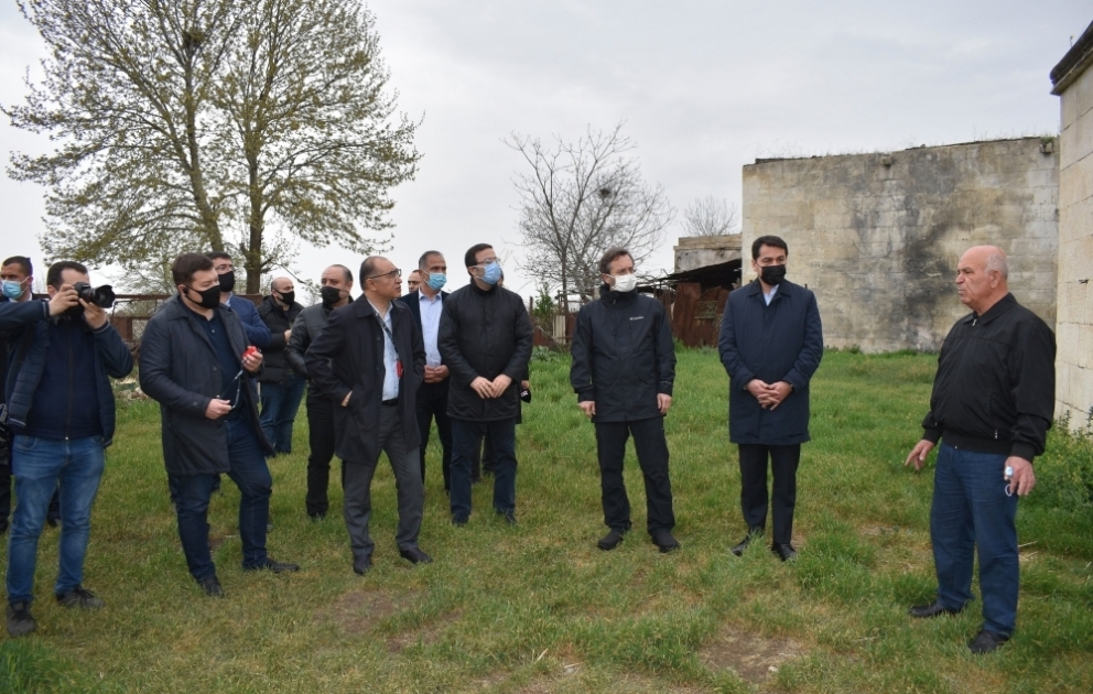 Türk Şurasının informasiya və media üzrə məsul nazirləri, yüksək vəzifəli rəsmiləri Ağdama səfər edib