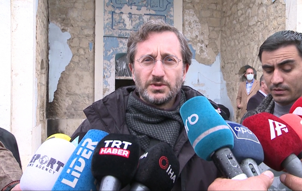 Fahrettin Altun: Ağdamda gördüklərimiz bənzəri olmayan bir barbarlıqdır