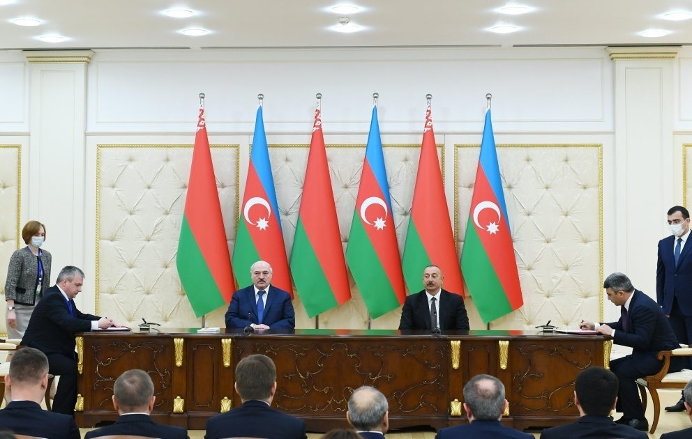 Подписаны азербайджано-белорусские документы