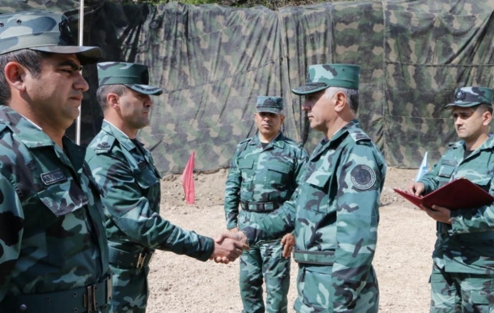 Qubadlı rayonunda Ermənistanla dövlət sərhədində yeni hərbi hissə - sərhəd komendantlığı xidməti-döyüş fəaliyyətinə başlayıb