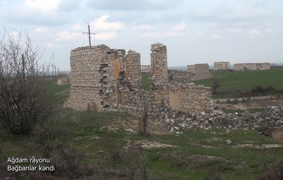 Footage of Baghbanlar village of Aghdam