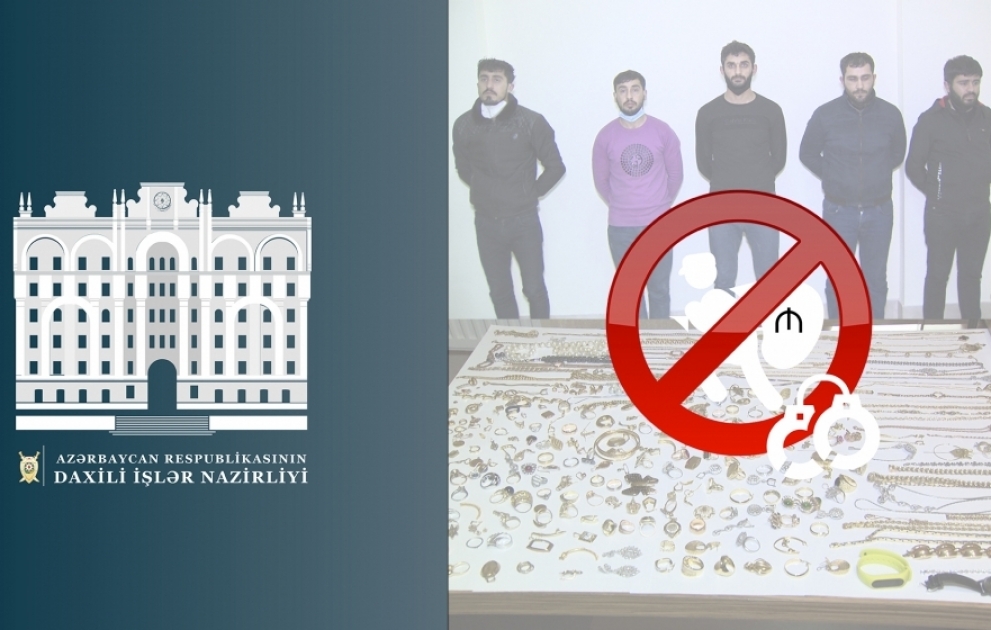 Bakıda 17 evdən oğurluq edən dəstənin üzvləri saxlanılıb